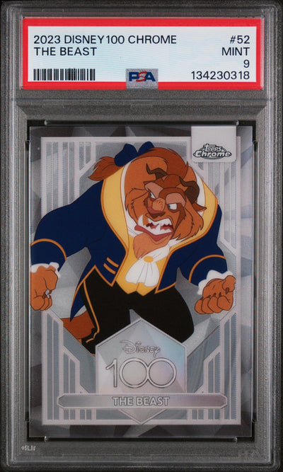 2023 Topps Chrome Disney100 the Beast #52 PSA 9