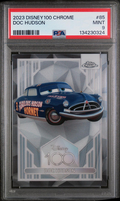 2023 Topps Chrome Disney100 Doc Hudson #85 PSA 9