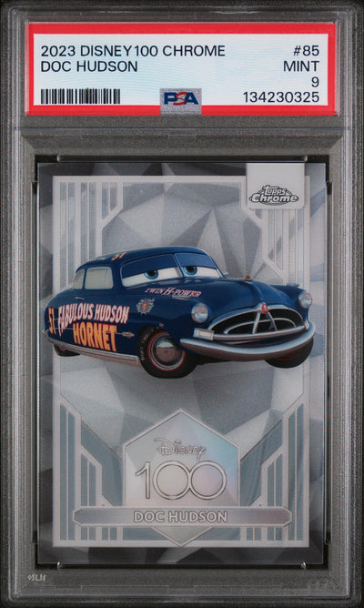 2023 Topps Chrome Disney100 Doc Hudson #85 PSA 9