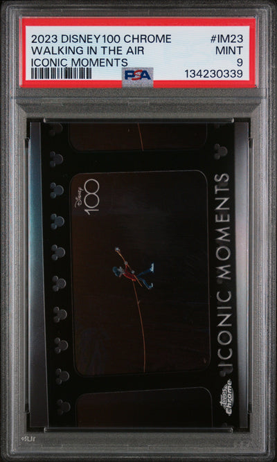 2023 Topps Chrome Disney100 Iconic Moments Walking In the Air #IM23 PSA 9