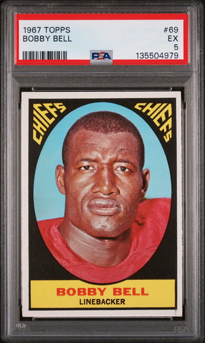 1967 Topps Bobby Bell #69 PSA 5