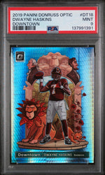 2019 Donruss Optic Downtown Dwayne Haskins #18 PSA 9