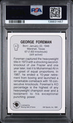 1991 Aw Sports Boxing George Foreman #16 PSA 10