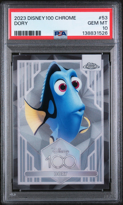 2023 Topps Chrome Disney100 Dory #53 PSA 10