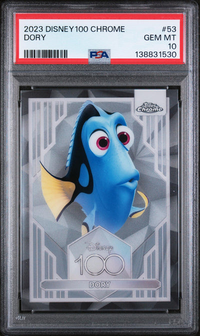 2023 Topps Chrome Disney100 Dory #53 PSA 10