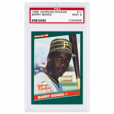 1986 Donruss the Rookies Barry Bonds #11 PSA 9