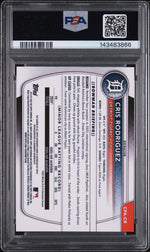 2025 Bowman Chrome Prospect Autographs Refractor Cris Rodriguez #CPA-CR /499 PSA 9