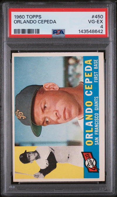 1960 Topps Orlando Cepeda #450 PSA 4