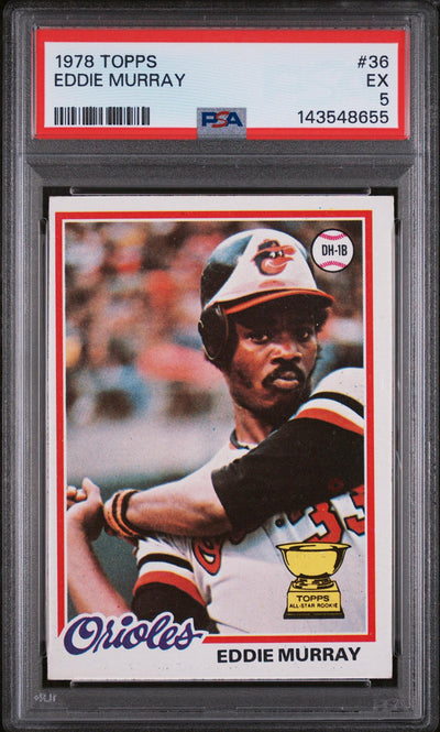 1978 Topps Eddie Murray #36 PSA 5