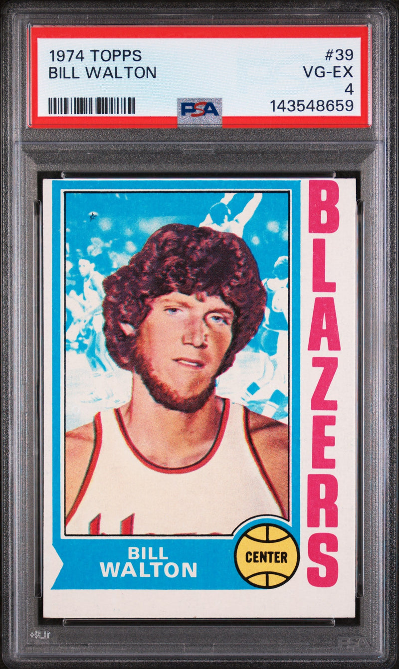1974 Topps Bill Walton #39 PSA 4