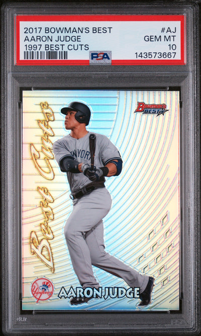 2017 Bowman's Best '97 Best Cuts Aaron Judge #97BC-AJ PSA 10