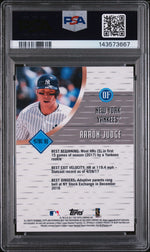 2017 Bowman's Best '97 Best Cuts Aaron Judge #97BC-AJ PSA 10