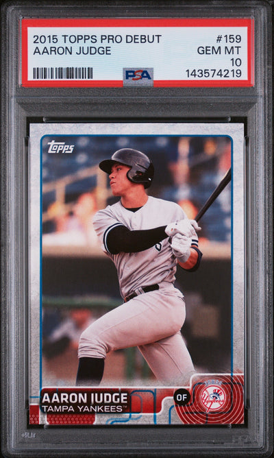 2015 Topps Pro Debut Aaron Judge #159 PSA 10