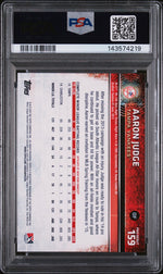 2015 Topps Pro Debut Aaron Judge #159 PSA 10