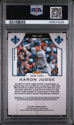 2019 Panini Crusade Blue Ice Aaron Judge #10 /99 PSA 10