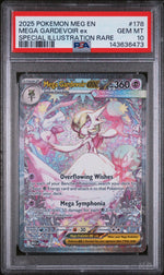 2025 Pokemon Mega Evolution Special Illustration Rare Mega Gardevoir Ex #178 PSA 10