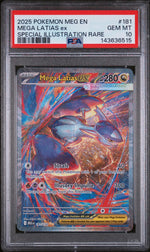 2025 Pokemon Mega Evolution Special Illustration Rare Mega Latias Ex #181 PSA 10