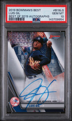 2019 Bowman's Best Best of '19 Autographs Luis Gil #B19LG PSA 10
