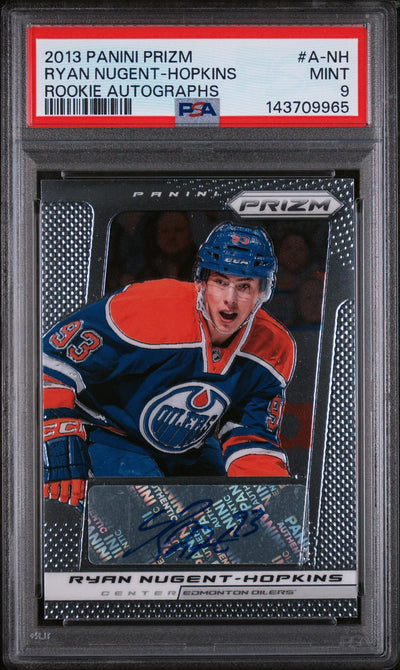 2013 Panini Prizm Rookie Autographs Ryan Nugent-Hopkins #A-NH PSA 9