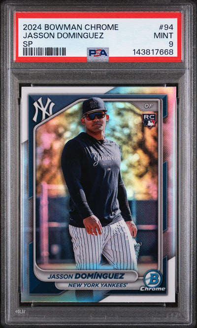 2024 Bowman Chrome SP Jasson Dominguez #94 PSA 9