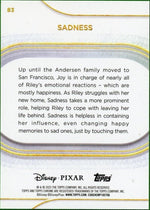 2025 Topps Chrome Disney Sadness Black Wave /10