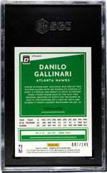 2020-21 Panini Donruss Optic Lime Green Danilo Gallinari #7 /149 SGC 9.5