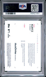 2025 Topps Black and White Green Nick Kurtz #4 /99 PSA 10