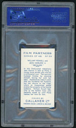 1935 Gallaher Ltd. Film Partners Jean Harlow/William Powell #39 PSA 9
