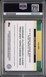 2024 Topps Chrome Belinda Bencic #TCA-BBE Auto PSA 10