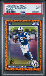 2024 Panini Score-a-Treat Pumpkin Anthony Richardson #118 PSA 9