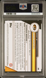 2023 Bowman Chrome Orange Shimmer Jake Garcia #99 /25 PSA 8