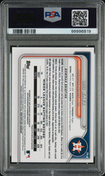 2024 Topps Bowman Chrome Green Grass Refractor Luis Baez #CPA-LB Auto /99 PSA 9