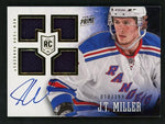 2012 Panini Prime 129 J.T. Miller Prime Rookies Rookie /199 New York Rangers Auto