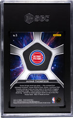 2023-24 Panini Prizm #5 Ausar Thompson Deep Space Silver Prizm SGC 10
