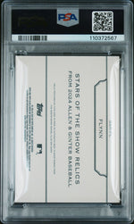 2024 Topps Allen & Ginter Stars Flynn #SSRFL Relic /20 PSA 10