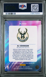 2024 Panini NBA Hoops Rookie Ink Aj Johnson #RIAJJ PSA 9