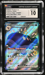 2024 Paldean Fates #219/091 Paldean Clodsire ex Shiny Ultra Rare - Holo CGC 10