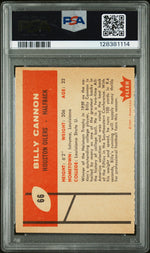 1960 Fleer Billy Cannon #66 PSA 7