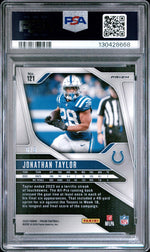 2024 Panini Prizm Green Sparkle Jonathan Taylor #121 /8 PSA 10