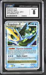 2007 Black Star Promos #DP11 Empoleon LV.X DP Collector's Tin CGC 8