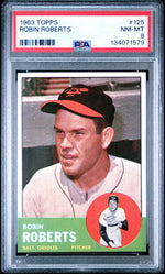 1963 Topps Robin Roberts #125 PSA 8