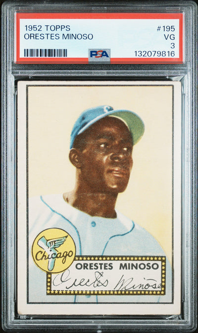 1952 Topps Orestes Minoso #195 PSA 3
