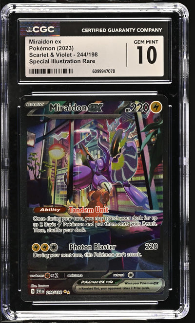 2023 Pokemon Scarlet & Violet # Miraidon ex Special Illustration Rare CGC 10