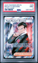 2025 Pokemon Scarlet and Violet Destined Rivals Ultra Rare Team Rocket's Giovanni #225 PSA 9