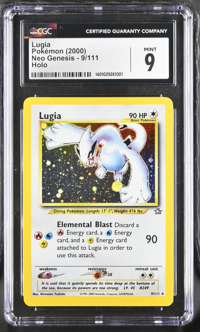 2000 Pokemon #9/111 Lugia Neo Genesis CGC 9