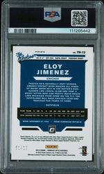 2019 Panini Donruss Optic the Rookies Gold Eloy Jimenez #12 PSA 8