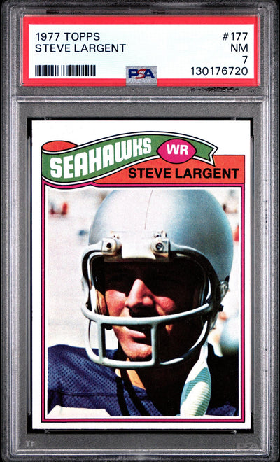 1977 Topps Steve Largent #177 PSA 7