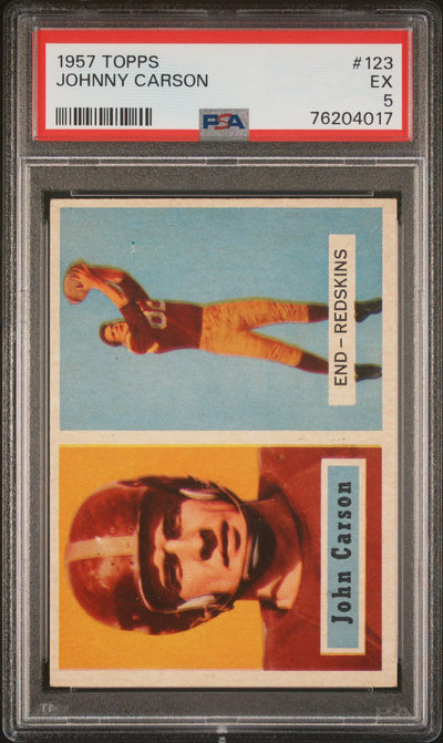 1957 Topps Johnny Carson #123 PSA 5