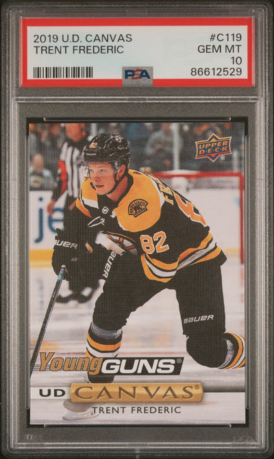 2019 Upper Deck Canvas Trent Frederic #C119 PSA 10