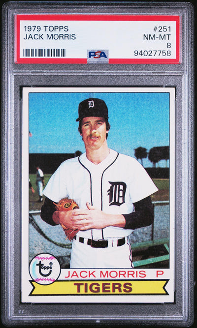 1979 Topps Jack Morris #251 PSA 8